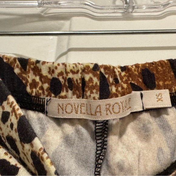Novella Royale Leopard Print Pants - Picture 2 of 2